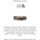 925 Sterling Silver Forest -Reindeer- Moon-Cottage Adjustable Ring