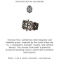 925 Sterling Silver Vintage Chunky Fleur Unisex Band Ring