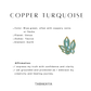 copper turquoise for protection