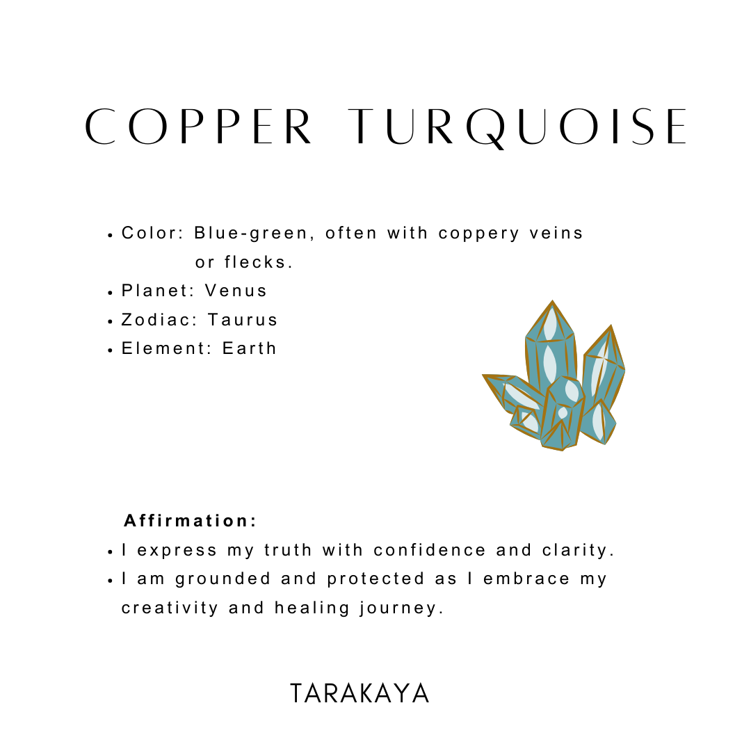 copper turquoise for protection