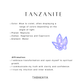 Tanzanite gemstone for creative look