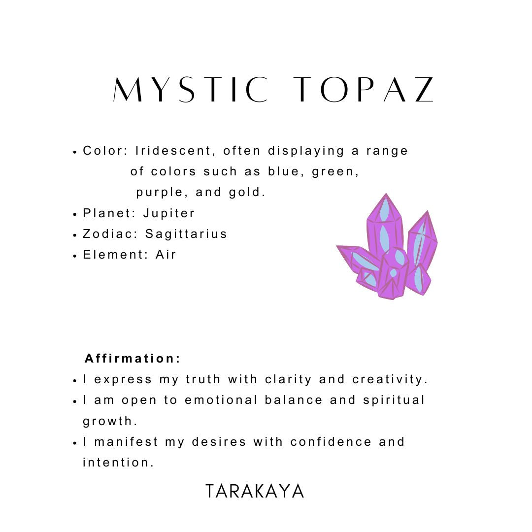 Mystic Topaz Butterfly Silver Ring for a Colorful Look