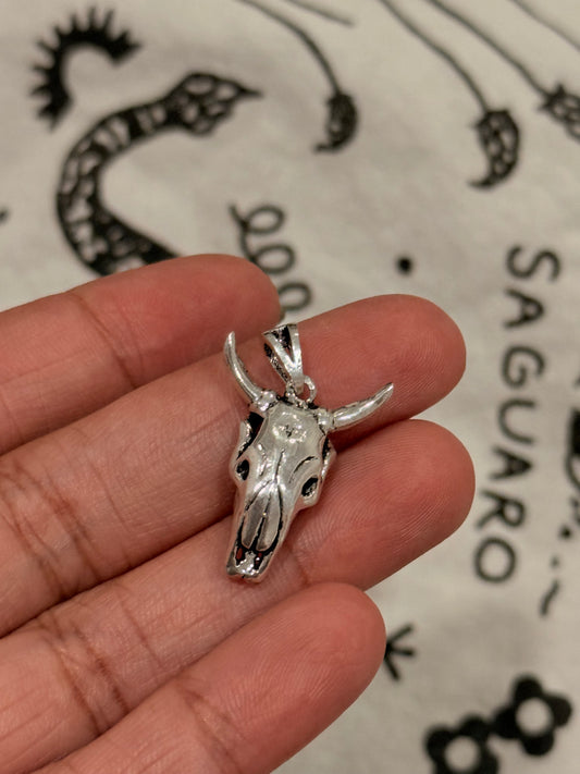 925 Sterling Silver Skull Pendant