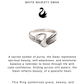 925 Sterling Silver Swan Boho Ring