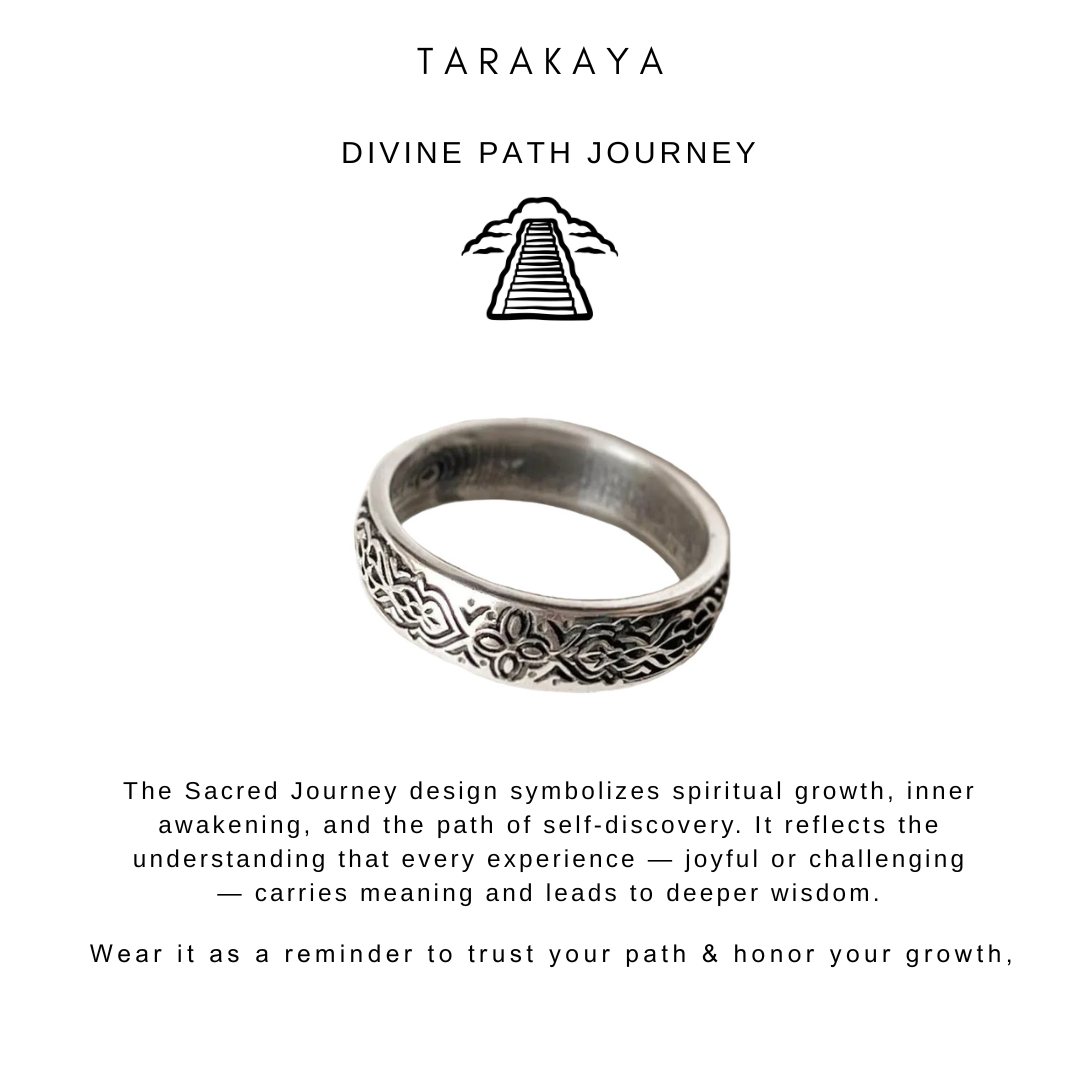 925 Sterling Silver Sacred Journey Ring