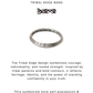 925 Sterling Silver Tribal Edge Stackable Band Ring