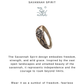 925 Sterling Silver Savannah Spirit Ring