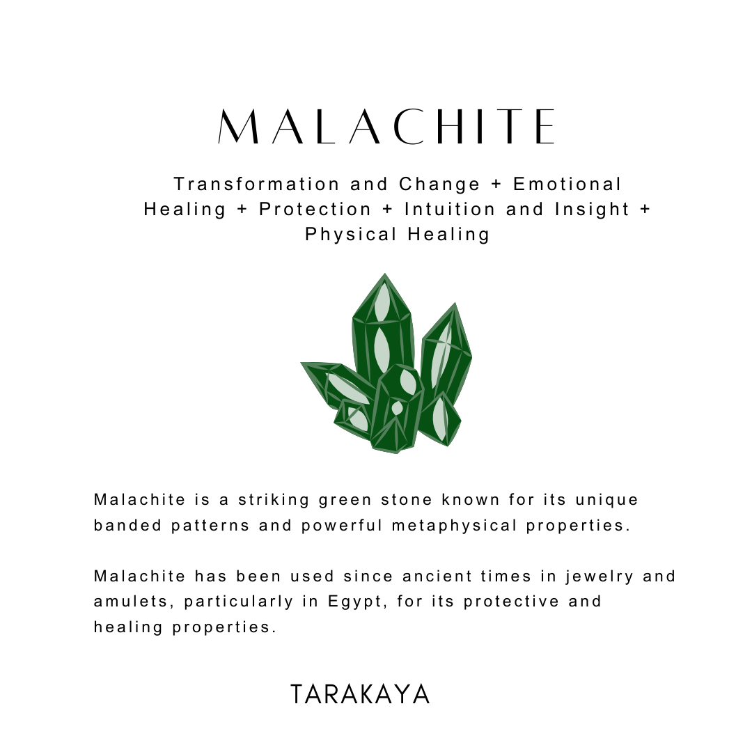 Malachite crystal for healing 