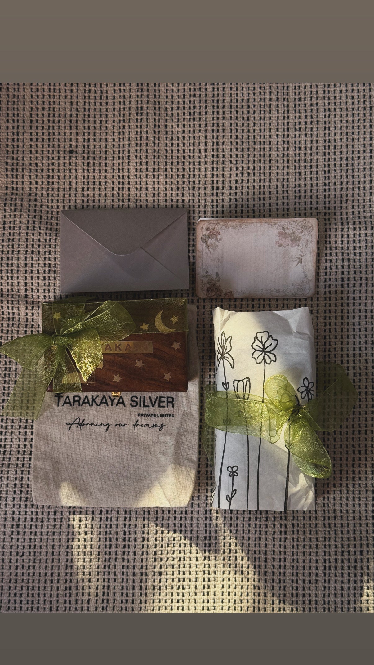 Gift Wrapping ( Only Ribbon & Card ) Additional Box not included