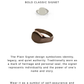 925 Sterling Silver Plain Round Signet Ring