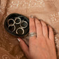 925 Sterling Silver Bohemian Hill Tribe Handcrafted Spirit Trail Adjustable Ring