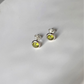 Peridot 6mm 925 Sterling Silver Studs