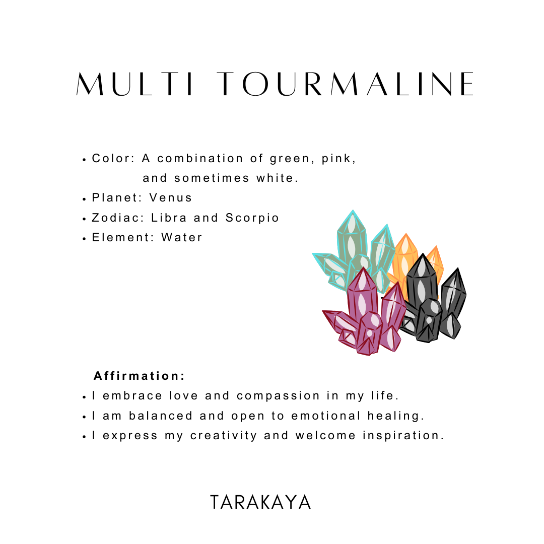 Tourmaline Crystal for Emotional Healing