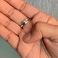 925 Sterling Silver V Hammered Adjustable Stackable Ring