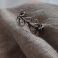 925 sterling silver ring featuring vines and leaves