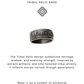 925 Sterling Silver Tribal Relic Band Ring