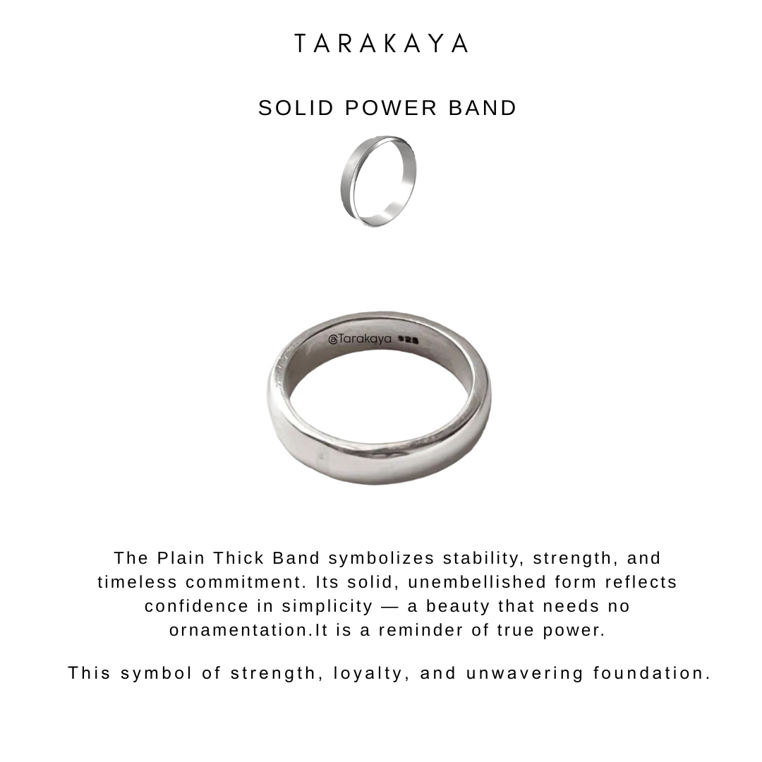 925 Sterling Silver Plain 4mm Single Band Ring