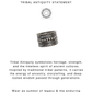 925 Sterling Silver Tribal Antiquity Statement Band Ring