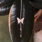 925 Sterling Silver Mother of Pearl Butterfly, Adjustable Chain With Fresh Water Pearls Charm Handcrafted Necklace