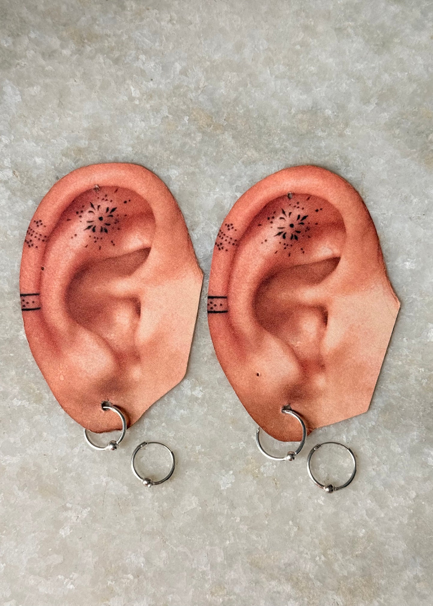 925 Sterling Silver Plain Ball Hoops