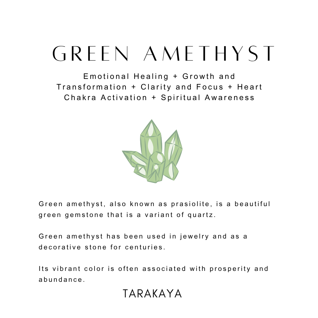 Green Amethyst for Growth & Connection