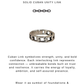 925 Sterling Silver Half Cuban Link Unisex Band Ring