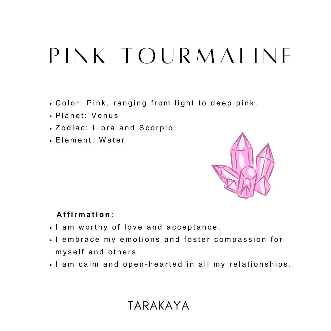Pink Tourmaline for statement look 