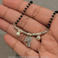 925 Sterling Silver Fish Sun Engraved Cylinder Beads  Handcrafted Hill Tribe-One of a Kind Boho Style Mangalsutra