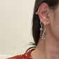 925 Sterling Silver Handcrafted Mandali Rawa Hoops Earrings