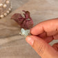 925 Sterling Silver Aquamarine Butterfly Wire Wrapped Handcrafted Ring