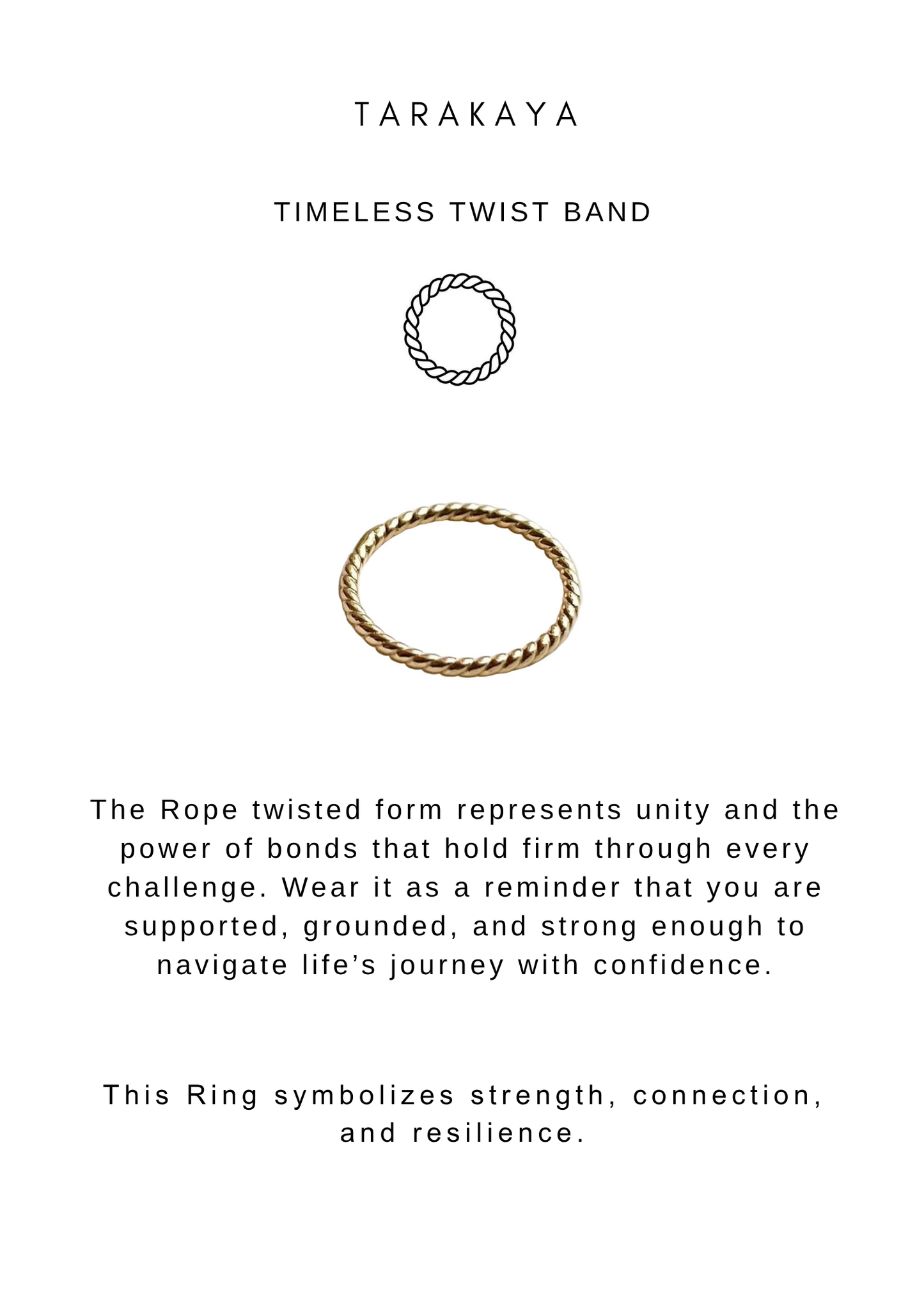 Gold Vermeil Classic Rope Stack Band 925 Sterling Silver Ring
