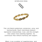Gold Vermeil Thin Link Stack Band 925 Sterling Silver Ring