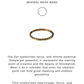 Gold Vermeil Dot Stack Band 925 Sterling Silver Ring