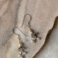 925 Sterling Silver Handcrafted Ghungroo , Rawa Charms ~Jhumki Handcrafted Hook Earrings