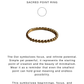 Gold Vermeil Big Dot Stack Band 925 Sterling Silver Ring