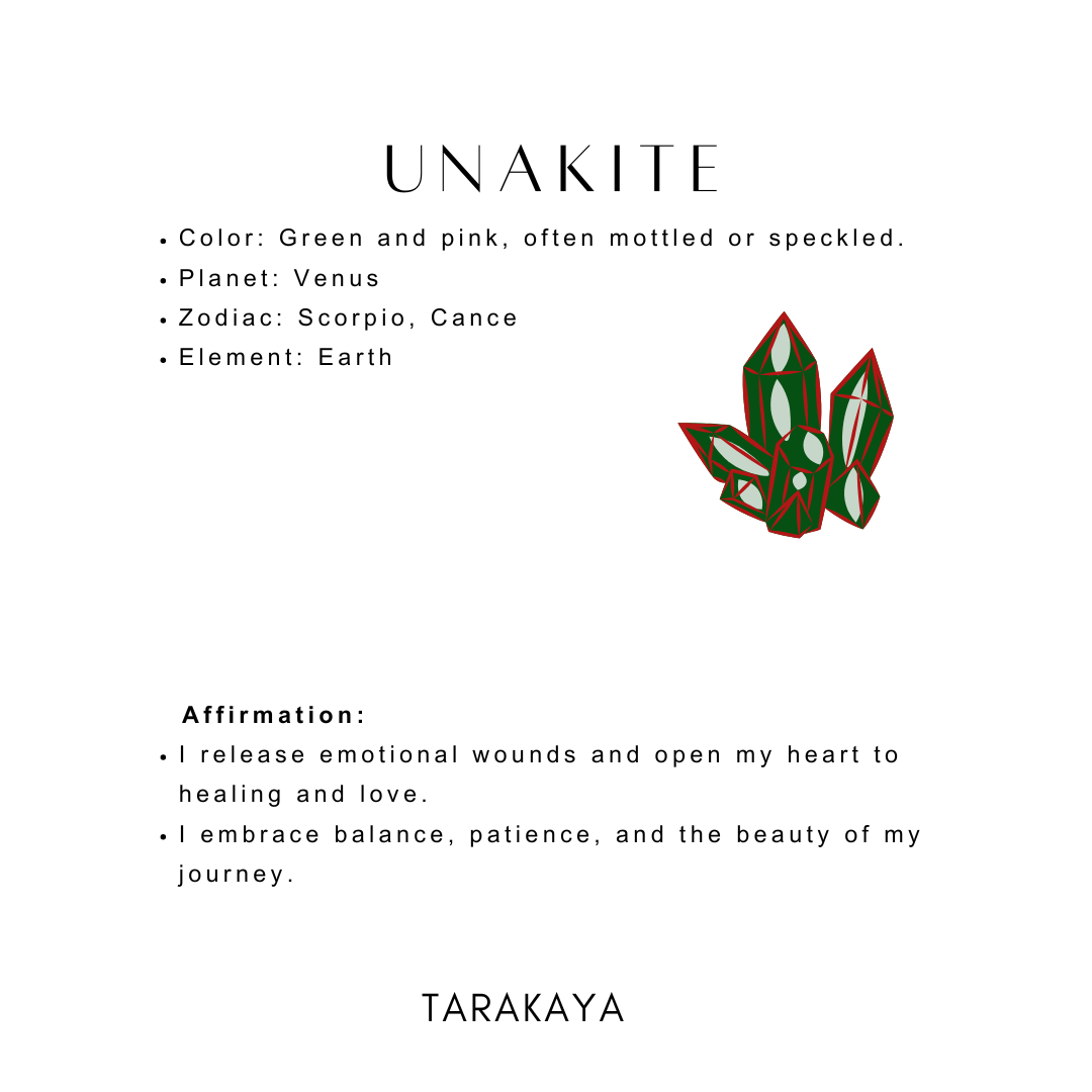 Healing Unakite Bracelet for Heart Chakra Balance