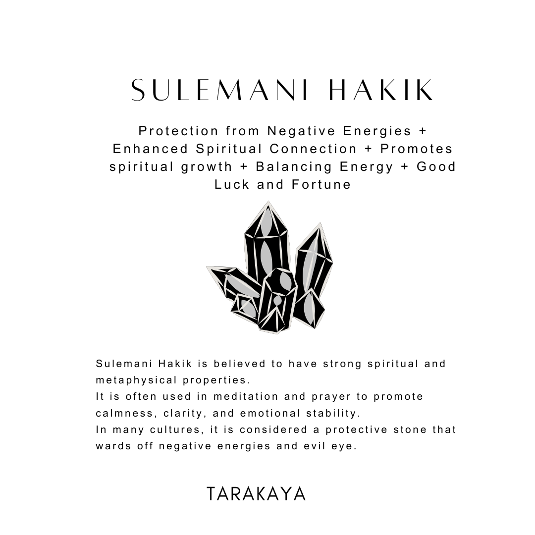 Sulemani Hakik 8MM Bracelet for Mental Clarity and Prosperity