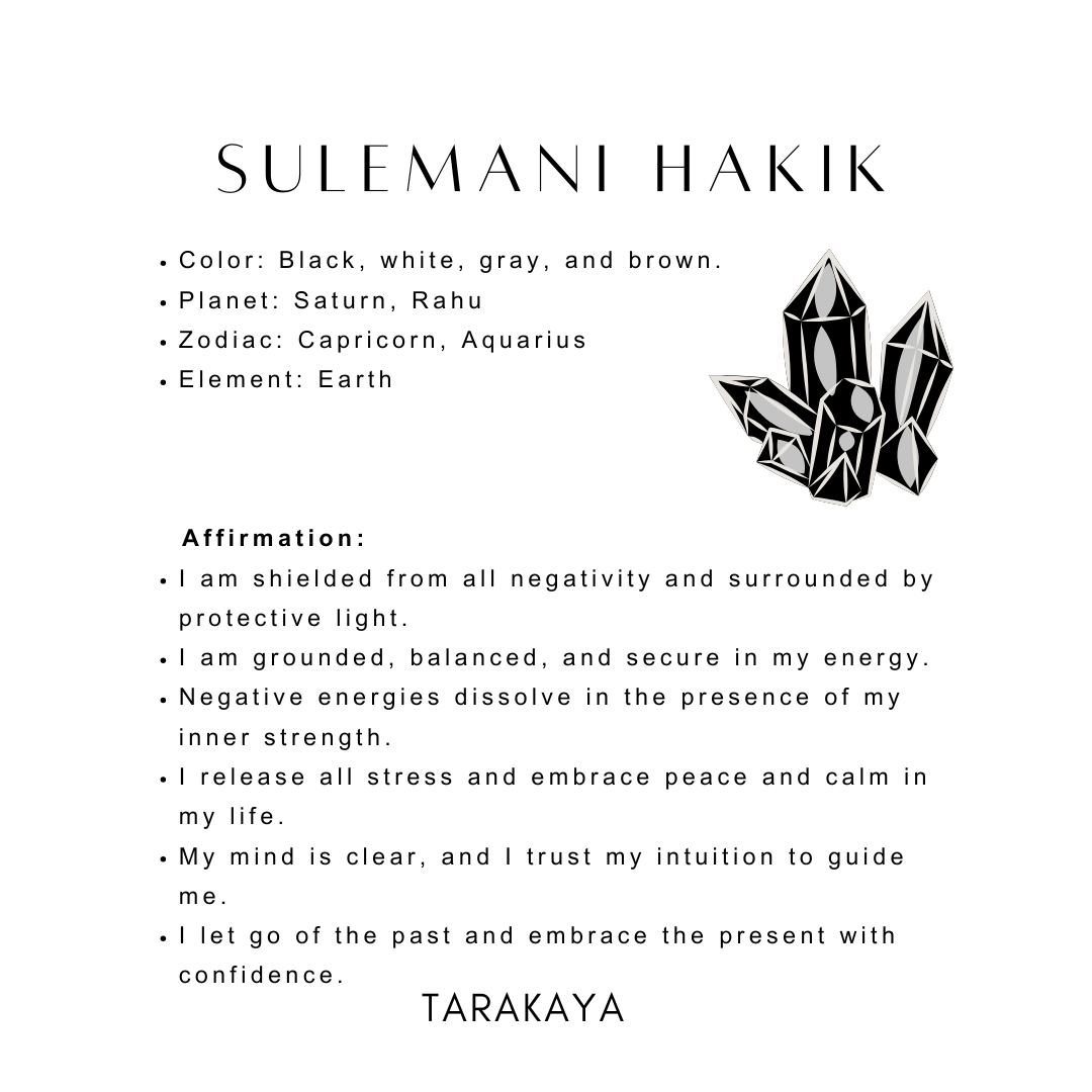 Healing Sulemani Hakik Bracelet for Spiritual Growth