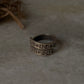 925 Sterling Silver Bohemian Hill Quirky Smiley,Hearts Emoji Engraved Handcrafted Adjustable Ring