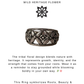 925 Sterling Silver Tribey Floral Boho Ring