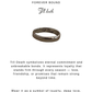 925 Sterling Silver Hidden Note ~ Till Death Engraved 4MM Band Daily Wear Ring- Couple Ring
