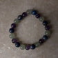 Natural Crystal Amethyst, Lapis Lazuli & Green Aventurine 8mm Bracelet