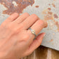925 Sterling Silver Citrine Square Vintage Band Ring
