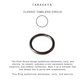 925 Sterling Silver Thick Plain Round Stack Band Ring