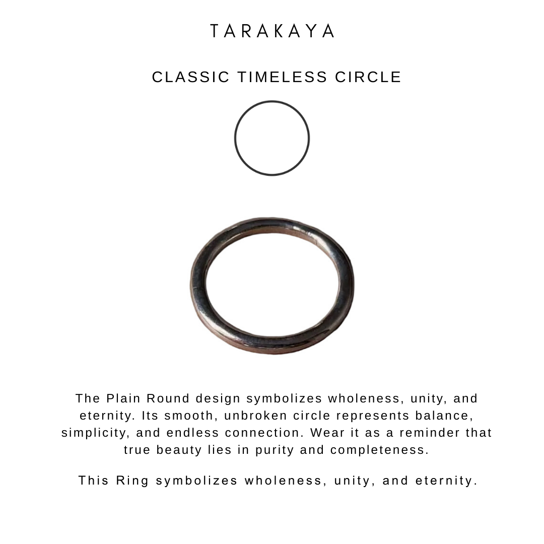 925 Sterling Silver Thick Plain Round Stack Band Ring