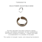 925 Sterling Silver Chunky Plain Adjustable Unisex Band Ring