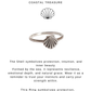 925 Sterling Silver Shell Boho Ring