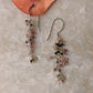 925 Sterling Silver Multi Tourmaline Handcrafted Earrings