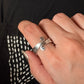 925 Sterling Silver Bohemian Hill Tribe Floral Engraved Spiral Adjustable Handcrafted Adjustable Ring