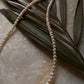  Classic 925 sterling silver baati pearl necklace with lock design  
